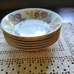 Wedgwood Litchfield Set Of 6 Dessert Berry Bools